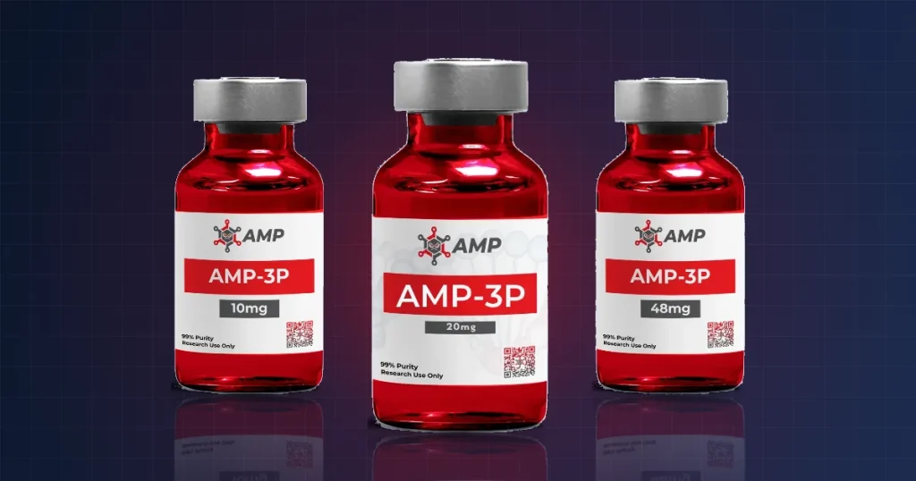 Ameano retatrutide (AMP-3P) vials in 10mg, 20mg and 48mg