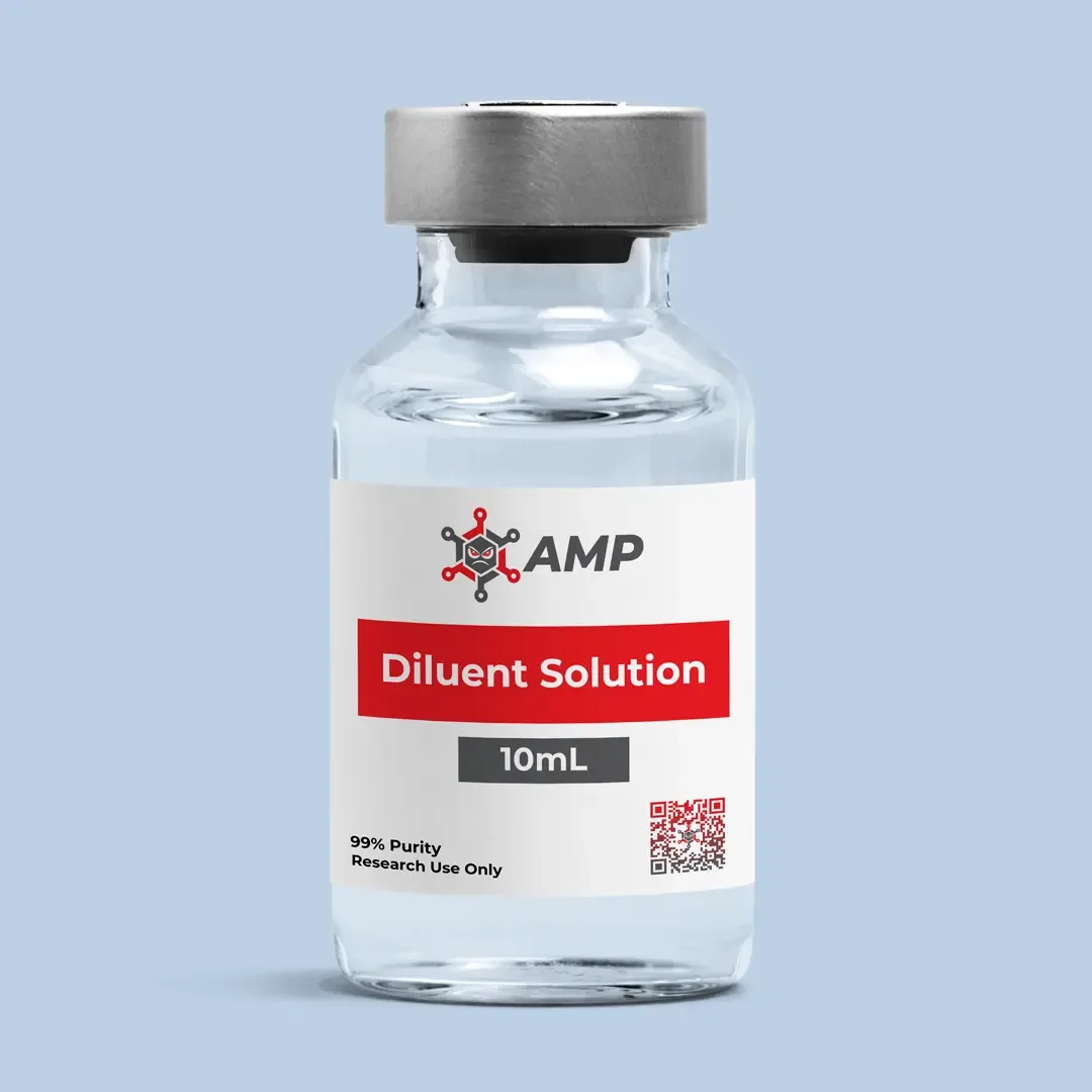 Research Diluent Solution 10mL 1 Research diluent solution 10mL vial from Ameano Peptides